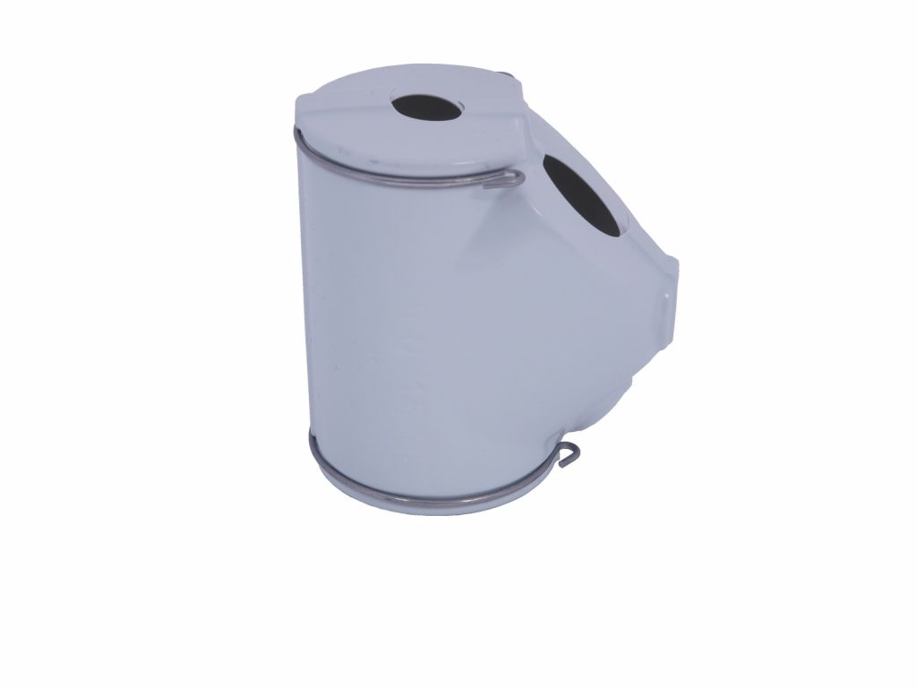 Sebald Ekafol-PVC-Leerkappe Schrägsitzventil DN50 o.E. (2 Zoll)