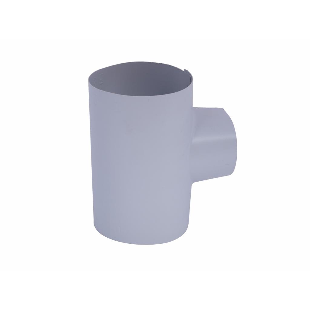 Sebald PVC-Abzweig 90 ° 88x73 mm, hellgrau, EKAFOL