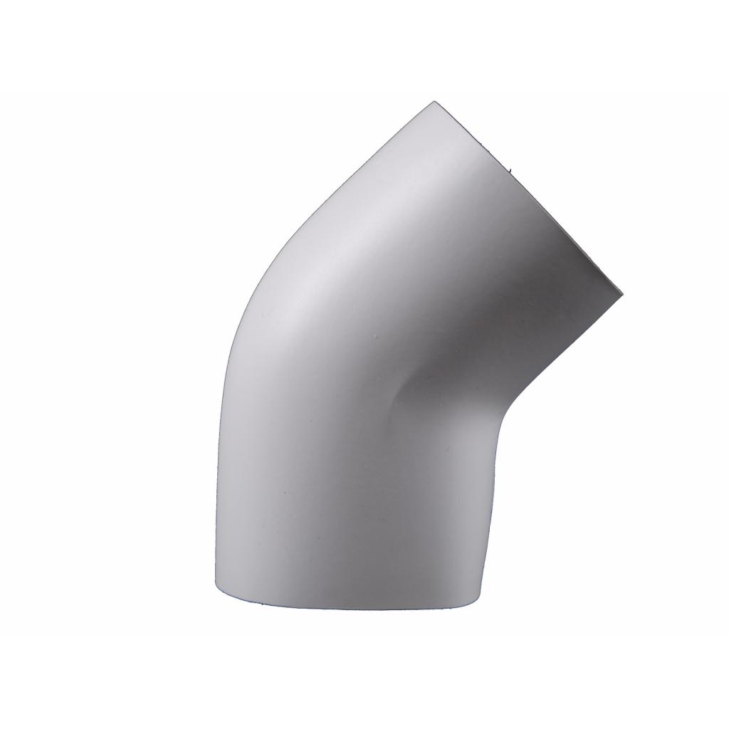 Sebald PVC-Bogen 45 ° 28x40 mm WEISS matt