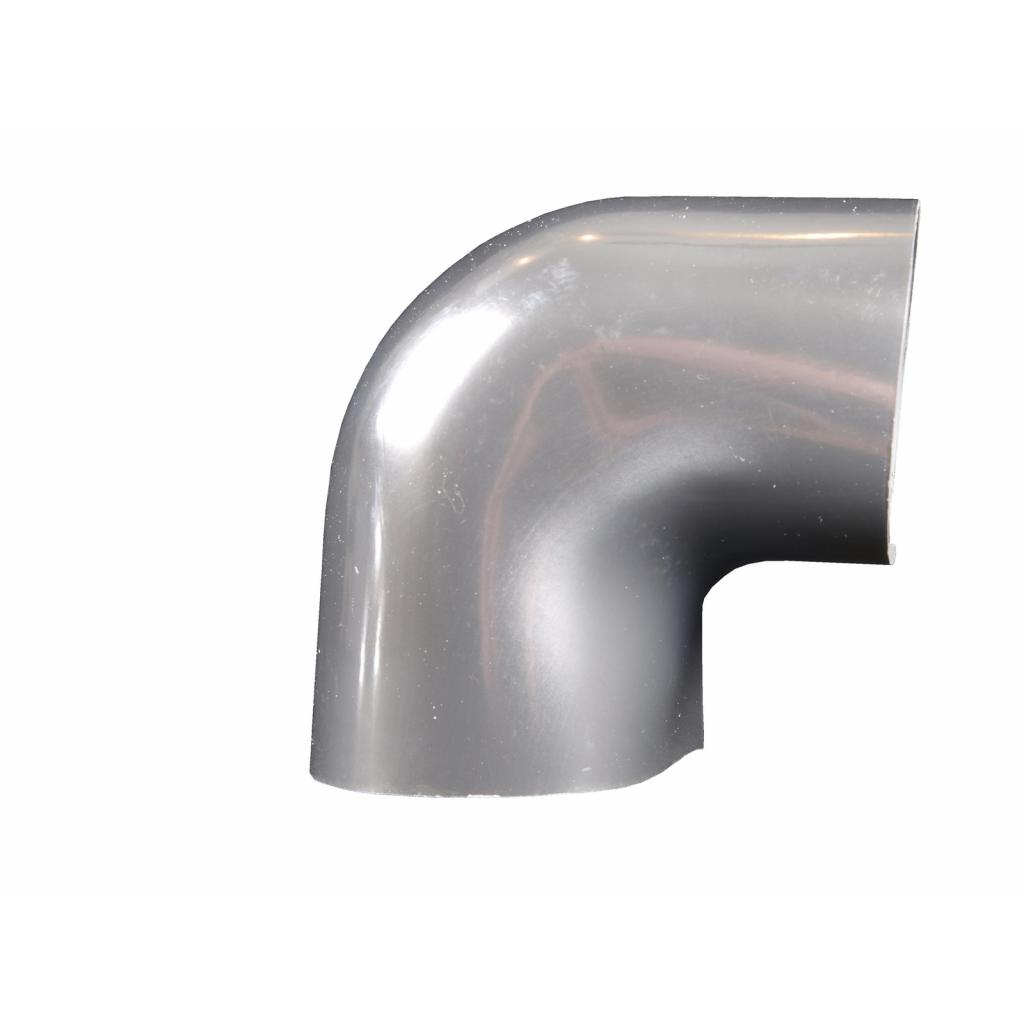 Sebald EKATEC-Bogen 90° 48x30 mm, PVC-Verbund in Metalloptik, uv-beständig