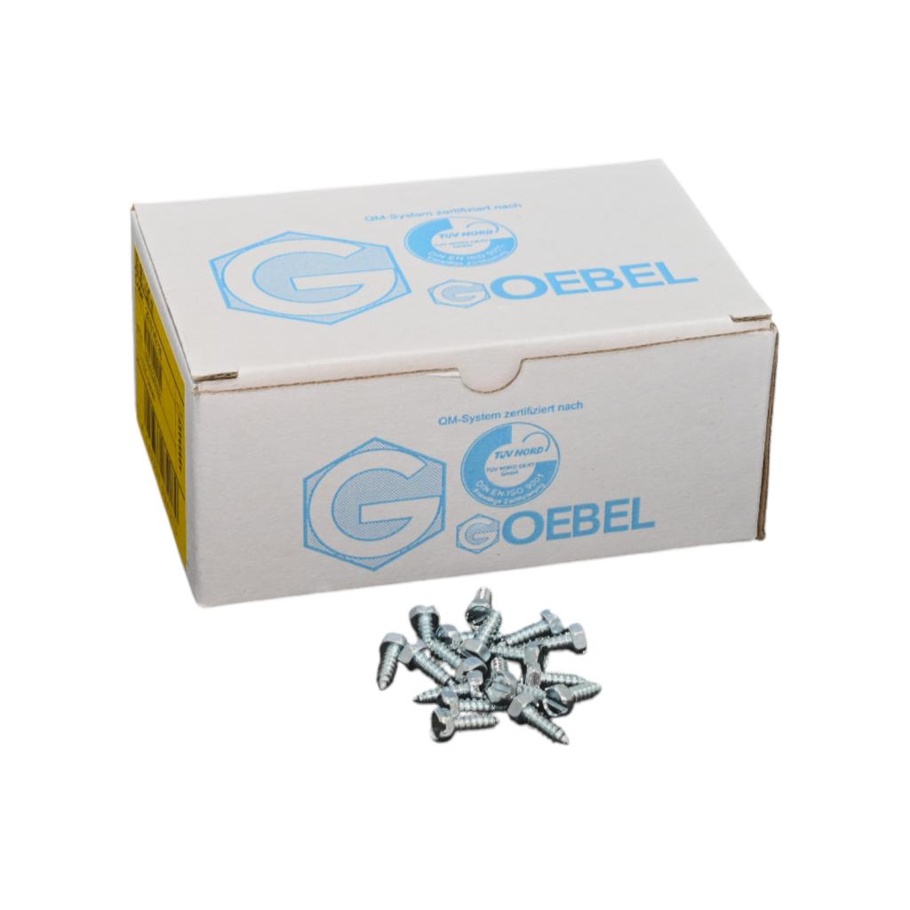 Goebel Blechtreibschraube 6-kt.verz.Längsschlitz 4,2 x 13 mm 7976 VERZ C 4,2x13 mm