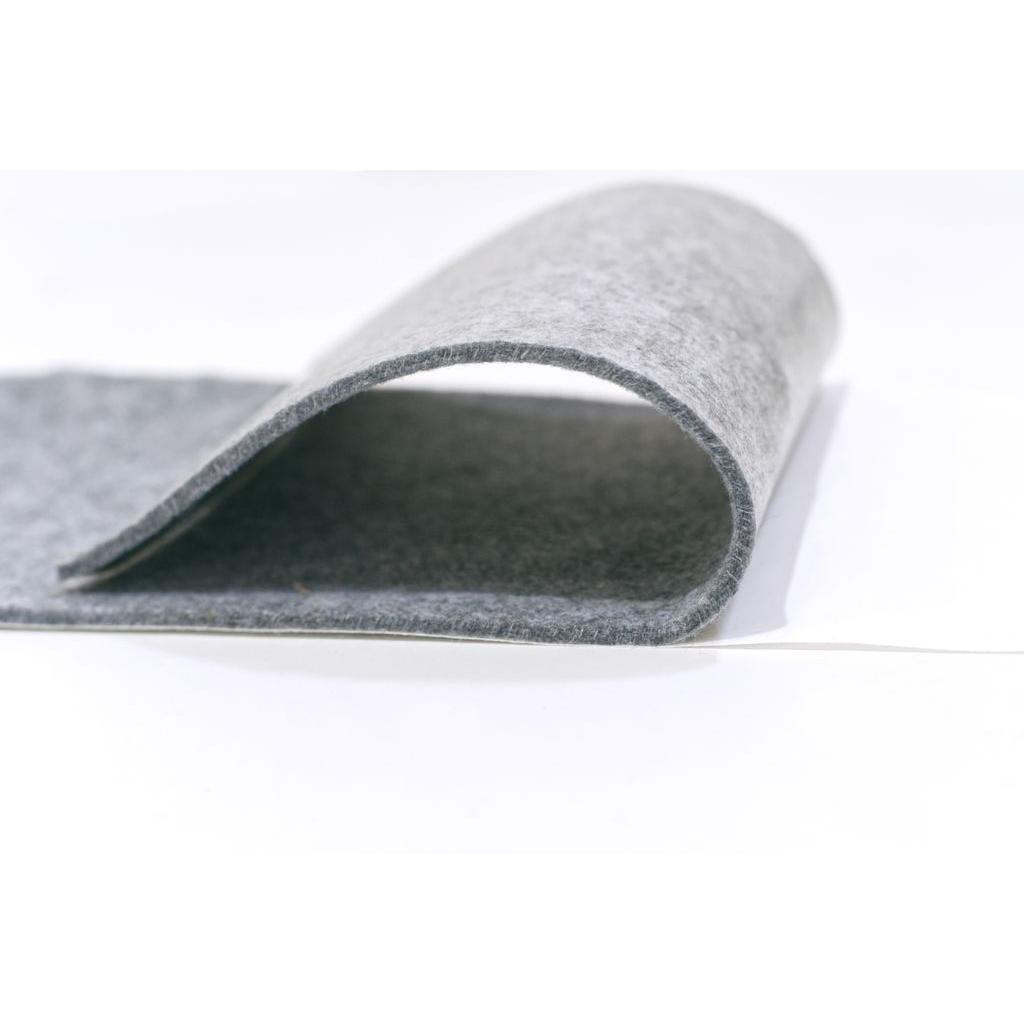 VANUE Camper FILZ Hellgrau, eins. selbstklebend 2,5 mm dick, 1 m, Breite 1,2 m